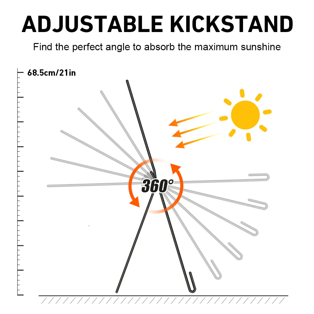 Mobiler Solarpanelständer