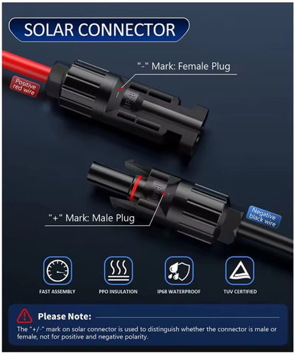 4 in 1 Solar Übergangsstecker